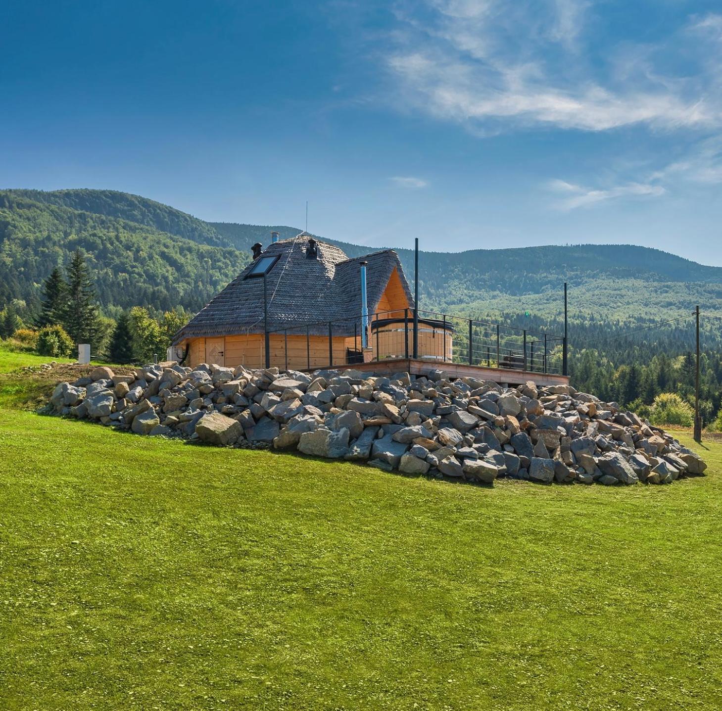 Osada Poli Zawoja - Panoramiczny Domek Z Prywatna Balia I Hydromasazem Skawica  Buitenkant foto